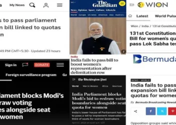 Global news headlines spotlight India’s quota bill defeat, as Congress-led opposition block draws blame for denting nation’s image
