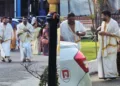 Controversy erupts after CM Pinarayi Vijayan’s son Vivek Kiran’s alleged secret visit to Guruvayoor Mandir