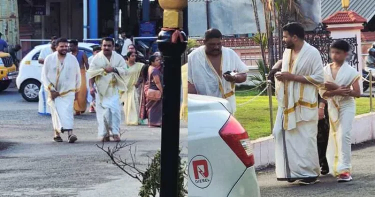 Controversy erupts after CM Pinarayi Vijayan’s son Vivek Kiran’s alleged secret visit to Guruvayoor Mandir