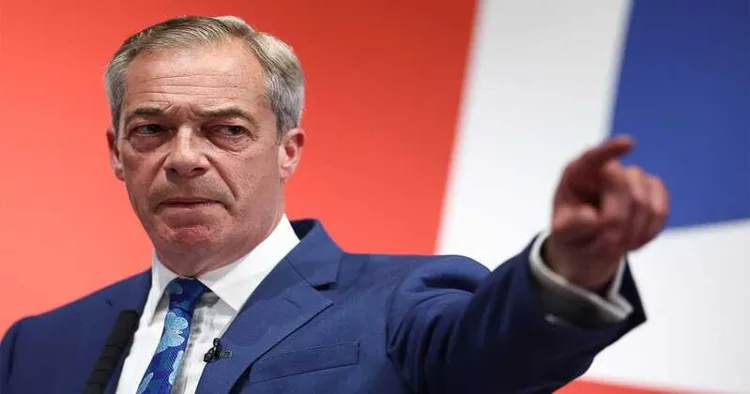 Reform UK party leader Nigel Farage