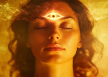 The bindi in Sanatan Dharma reflects human energy and consciousness, rooted in the Ajna Chakra, blending spirituality with ancient insight