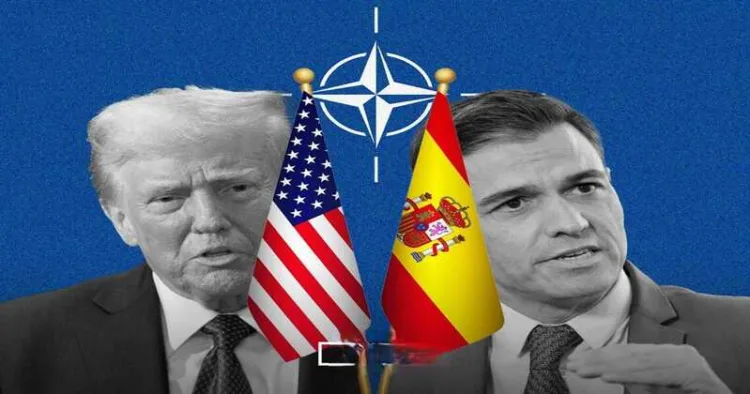 Rift within NATO deepens as tensions rise between US President Donald Trump and Spanish Prime Minister Pedro Sanchez over military support and alliance unity
