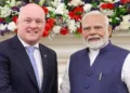New Zealand Prime Minister Christopher Luxon and Prime Minister Narendra Modi