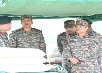 Indian army reviews its operational preparedness in the trouble-hit state of Manipur