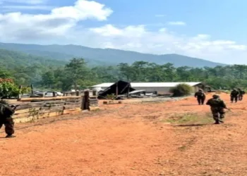 Armed security personnel in Manipur