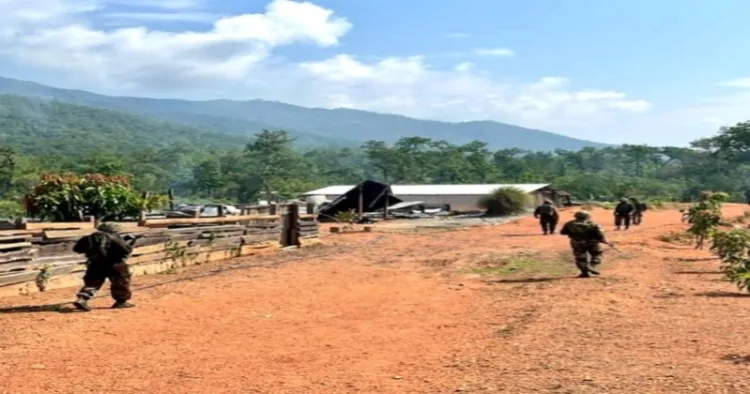 Armed security personnel in Manipur
