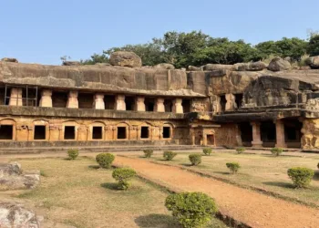 Khandagiri and Udaygiri Caves, situated on the outskirts of Bhubaneswar