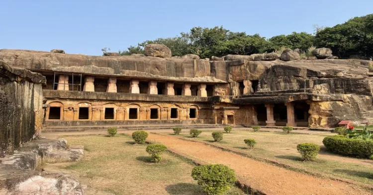 Khandagiri and Udaygiri Caves, situated on the outskirts of Bhubaneswar