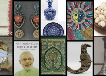 Traditional Indian crafts, textiles and agricultural products were presented by Prime Minister Narendra Modi to global leaders during his diplomatic tour.