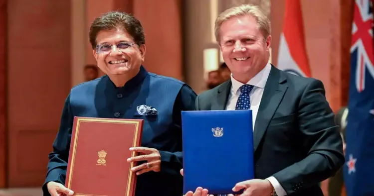 India-New Zealand seal FTA