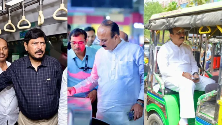 Responding to Prime Minister Narendra Modi’s appeal for austerity measures as India feels the heat of the West Asia crisis, some BJP and NDA leaders have started to use public transport to save fuel