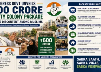 Karantaka govt's appeasement policy towards the Muslims (This is an AI generated image)
