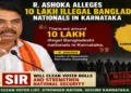 Karnataka BJP leader R Ashoka claims presence of 10 lakh Bangladeshis in the state (This is an AI generated image)