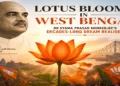 Dream of Dr Syama Prasad Mookerjee released as BJP registers emphatic win in West Bengal (This is an AI generated image)