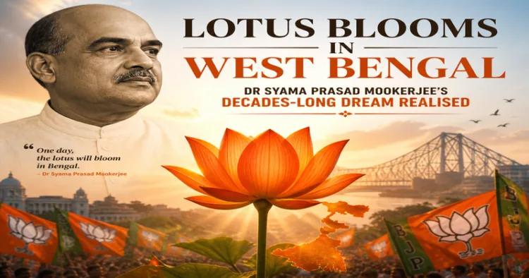 Dream of Dr Syama Prasad Mookerjee released as BJP registers emphatic win in West Bengal (This is an AI generated image)