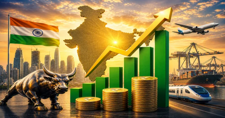 Moody’s Report Places India in ‘Best Position’ Among Emerging Markets (This is an AI generated image)