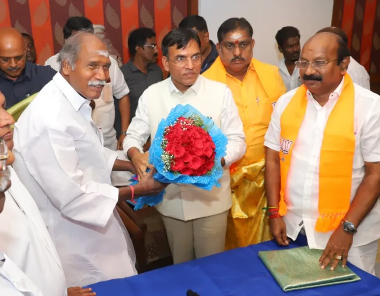 Puducherry: NDA Re-Elects N Rangasamy as Legislature Party Leader