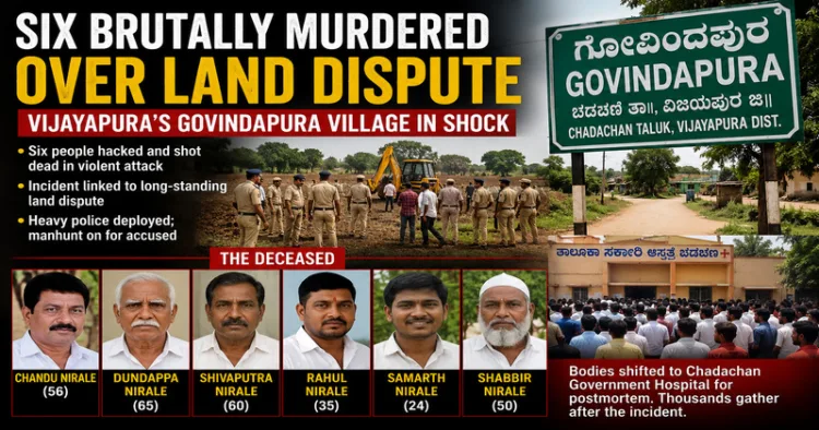 Six hacked to death in Karnataka over land dispute