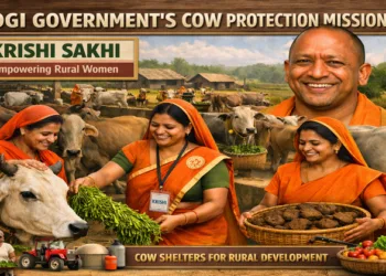 Yogi govt's cow protectiom mission to empower women and give boost to rural economy in Uttar Pradesh (Image generated by AI)