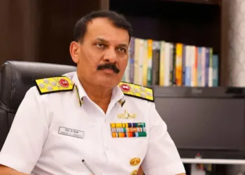 Outgoing Chief of the Naval Staff Dinesh K. Tripathi