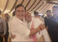Newly elected CM of Bengal Suvendu Adhikari with CM of Assam Himanta Biswa Sarma