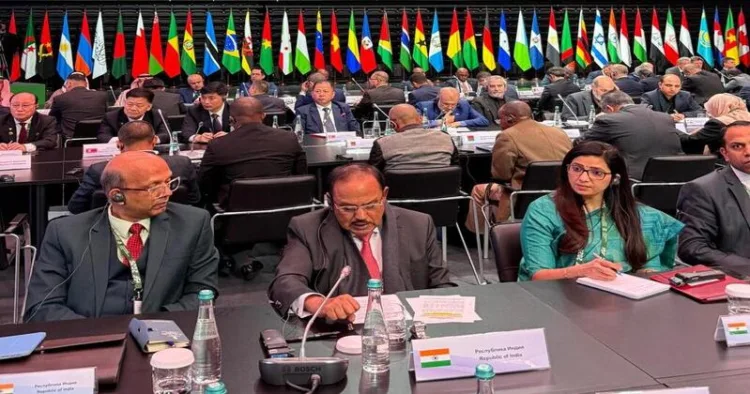 NSA Ajit Doval at International Security Forum, Moscow