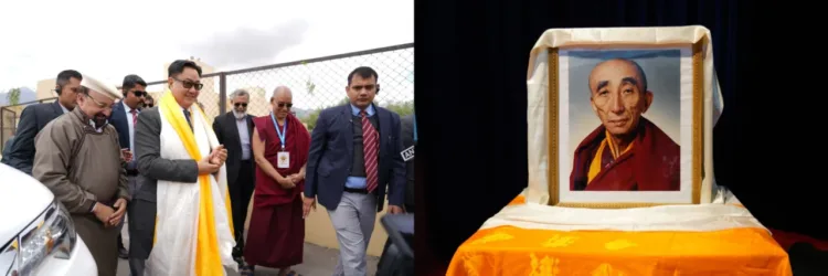 Union Minister for Parliamentary Affairs Kiran Rijiju hails late Kushok Bakula Rinpoche