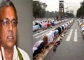 Vishwa Hindu Parishad Joint General Secretary Dr Surendra Jain denounces offering Namaz on road