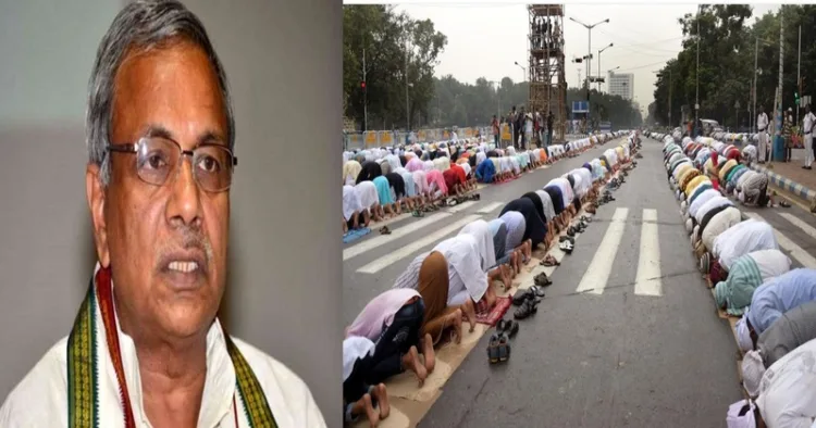 Vishwa Hindu Parishad Joint General Secretary Dr Surendra Jain denounces offering Namaz on road