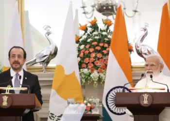 PM Narendra Modi and the President of the Republic of Cyprus, Mr. Nikos Christodoulides witnessing the Exchange of MoUs between India and Cyprus, in Hyderabad House, New Delhi on May 22, 2026.