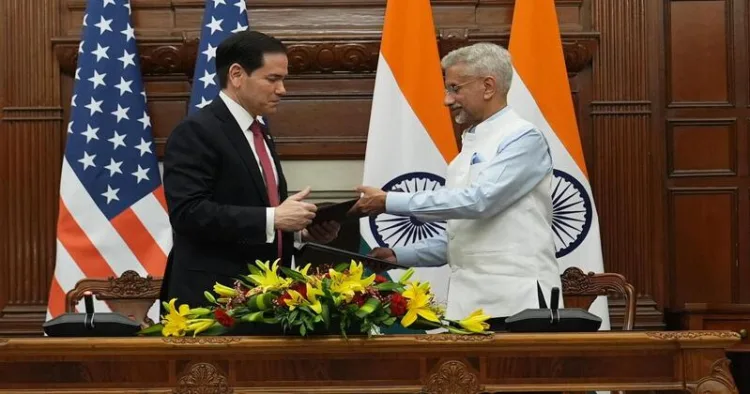 US Secretary of State Marco Rubio and External Affairs Minister Dr. S. Jaishankar