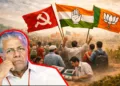 Pinarayi Vijayan-lead Left front face a historic collapse in Keralam