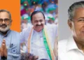 Rajeev Chandrasekhar, V D Satheesan, Pinarayi Vijayan