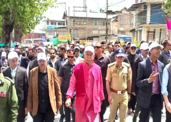 Lieutenant Governor Joins Mega Padyatra in Budgam