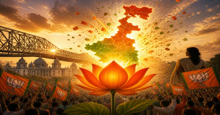 Lotus blooms in west Bengal (This is an AI generated image)