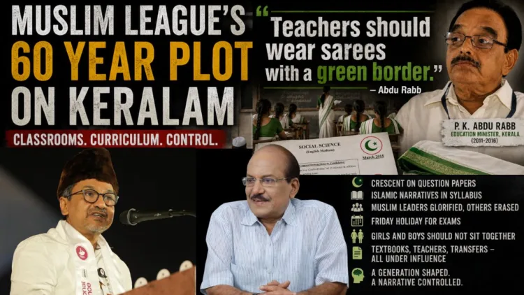 Muslim League's 60 Year Plot on Keralam: Crescent on the Question Paper, Green on the Sarees, Friday Off for Exams | UDF Govt