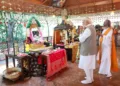 Prime Minister Narendra Modi during 45th anniversary celebrations of The Art of Living Foundation