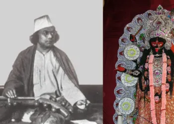 Kazi Nazrul Islam (Left)