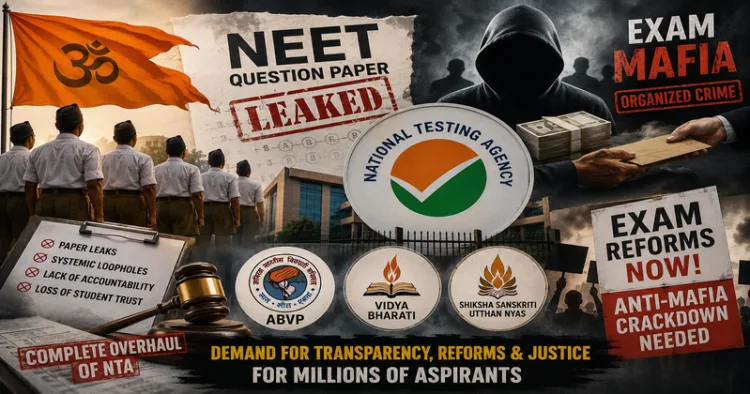 RSS affiliated organisations slam NTA over NEET 2026 exam paper leak