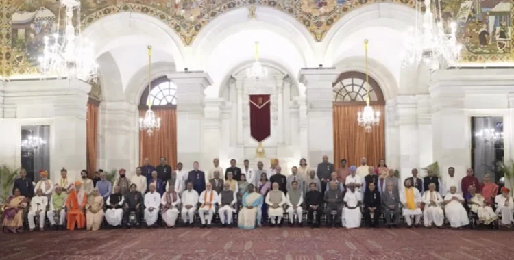 Padma Award recipients at the Civil Investiture Ceremony-I held at Rashtrapati Bhavan on May 25, 2026