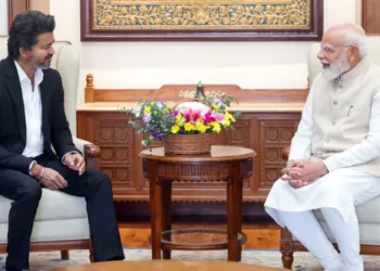 Tamil Nadu CM Joseph Vijay with PM Narendra Modi at Delhi on May 27