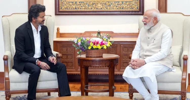 Tamil Nadu CM Joseph Vijay with PM Narendra Modi at Delhi on May 27