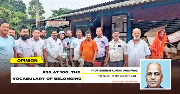 RSS Swayamsevaks leading relief operations in West Bengal that was last year marred by floods