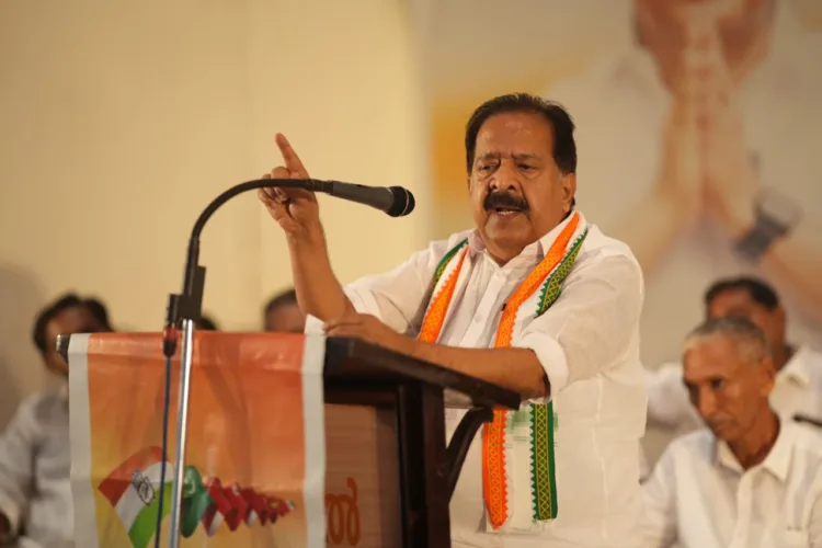 Senior Congress leader and Congress Working Committee member Ramesh Chennithala