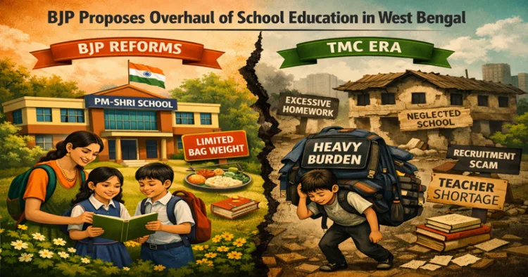 BJP pushes NEP-style school reforms in Bengal, flags failures under TMC