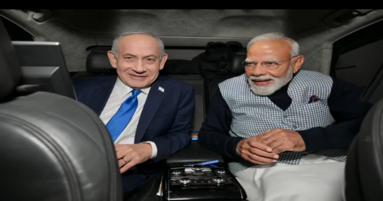 Israel Prime Minister Benjamin Netanyahu and Prime Minister Narendra Modi(File Photo)
