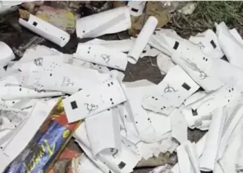 Discarded VVPAT slips are from mock drills (Image ANI)