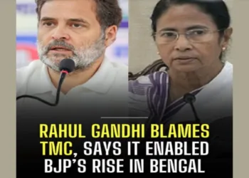 (Left) Rahul Gandhi (Right) Outgoing CM of West Bengal Mamata Banerjee