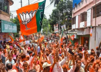 Celebrations in west Bengal post announcement of Election Results