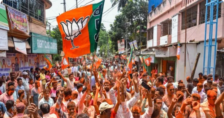 Celebrations in west Bengal post announcement of Election Results
